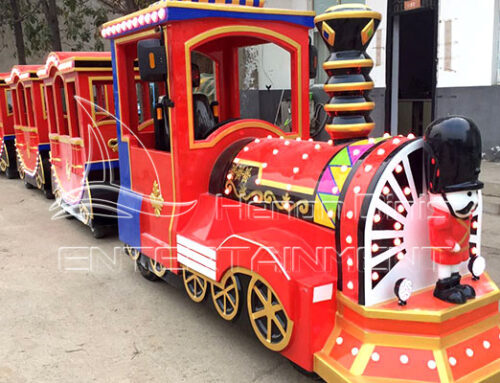 Luxury Crown Trackless Train for Party Entertainment Traits