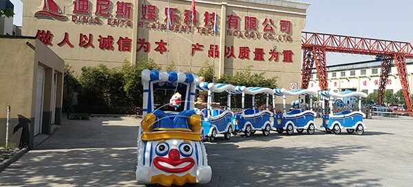 Kiddie Train for Sale for Party Trackless Clown Train Ride